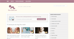 Desktop Screenshot of meu-bebe.com